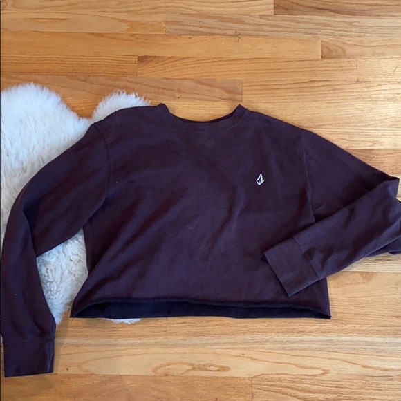 Cropped crewneck - Picture 1 of 3